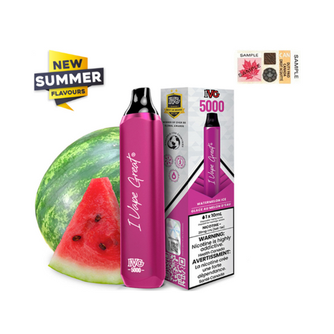 Watermelon Ice IVG Bar Max 5000 Disposable Vape