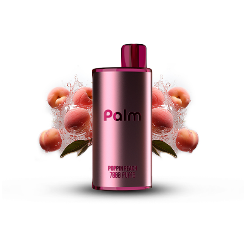 BEST SELLER POP PALM POPPIN PEACH DISPOSABLE VAPE (7000 PUFFS) at Mister Vapor Canada