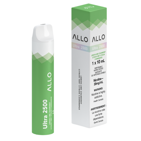 Lemon Lime Cranberry Allo Ultra 2500 Disposable Vape