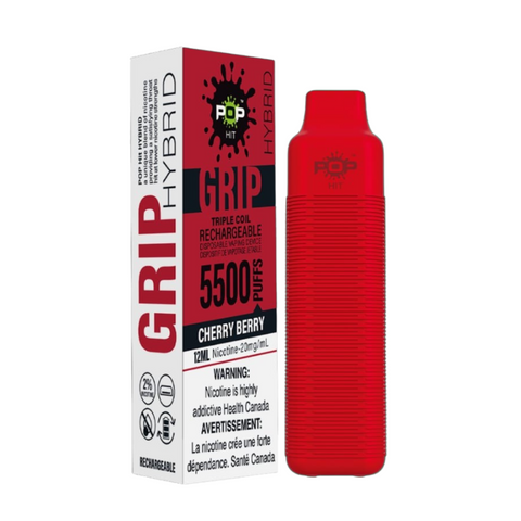 Cherry Berry Pop Hybrid Grip 5500 Disposable Vape