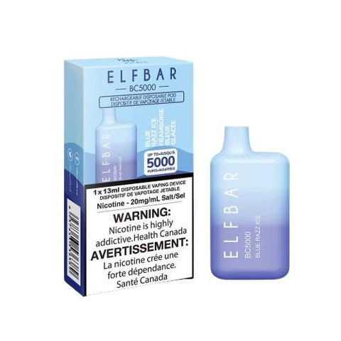 Blue Razz Ice Elf Bar BC5000 Disposable Vape