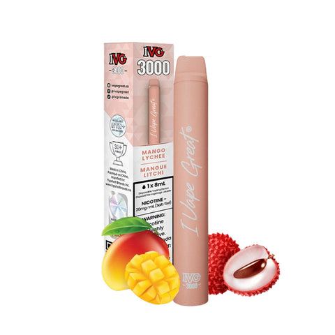 Mango Lychee IVG 3000 Disposable Vape