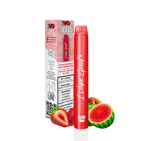 Strawberry Watermelon IVG 3000 Disposable Vape