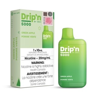 Green Apple Envi Drip'N 5000 Disposable Vape