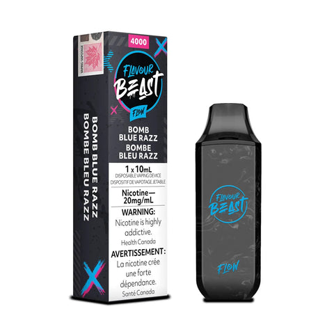 Bomb Blue Razz Flavour Beast Flow 4000 Disposable Vape