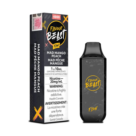 Mad Mango Peach Flavour Beast Flow 4000 Disposable Vape