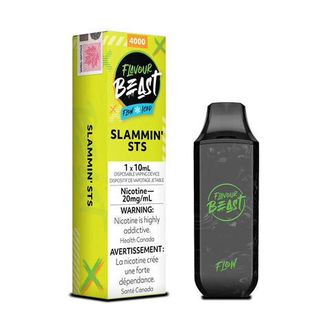 Slammin' STS (Sour Snap) Flavour Beast Flow 4000 Disposable Vape