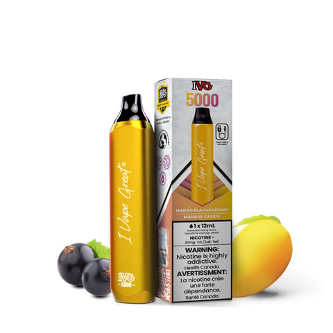 Grape Lemon IVG Bar Max 5000 Disposable Vape