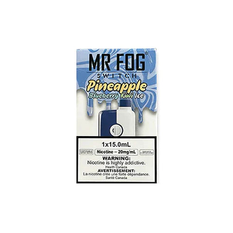 Pineapple Blueberry Kiwi Ice Mr. Fog Switch 5500 Disposable Vape