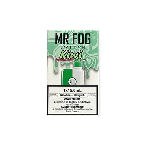 Kiwi Passion Fruit Guava Ice Mr. Fog Switch 5500 Disposable Vape