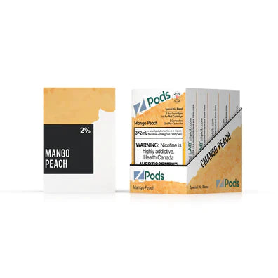 Mango Peach Z Pods Special Nic Blend Pods