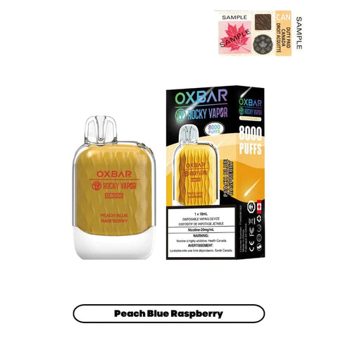 Peach Blue Raspberry Oxbar G-8000 Disposable Vape