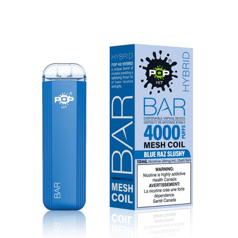 Blue Raz Slushy Pop Hybrid Bar 4000 Disposable Vape