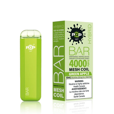 Green Apple Pop Hybrid Bar 4000 Disposable Vape