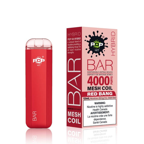 Red Bang Pop Hybrid Bar 4000 Disposable Vape