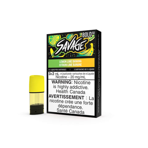 Lemon Lime Banana STLTH Savage Pods