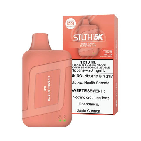 Orange Peach Ice STLTH Box 5K Disposable Vape