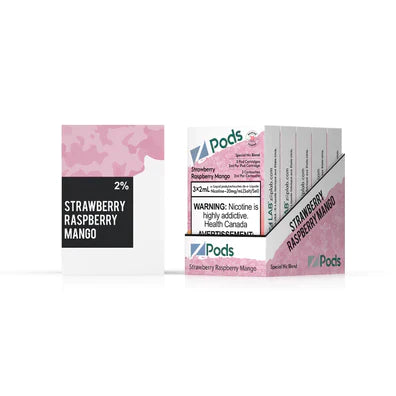 Strawberry Raspberry Mango Z Pods Special Nic Blend Pods