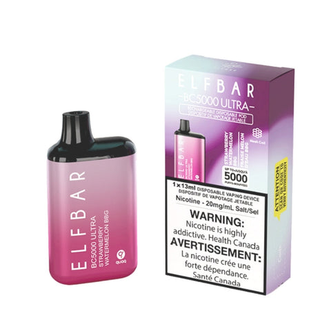 Strawberry Watermelon BBG Elf Bar BC5000 Ultra Disposable Vape