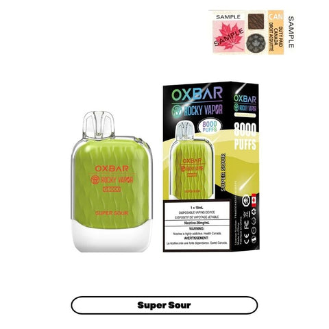 Super Sour Oxbar G-8000 Disposable Vape