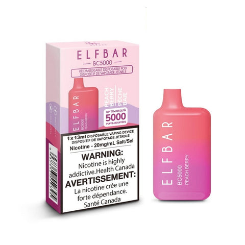 Peach Berry Elf Bar BC5000 Disposable Vape