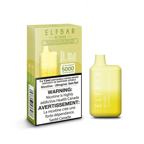 Pineapple Coconut Ice Elf Bar BC5000 Disposable Vape