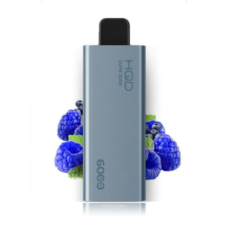 Blue Raspberry HQD Cuvie Slick 6000 Disposable Vape