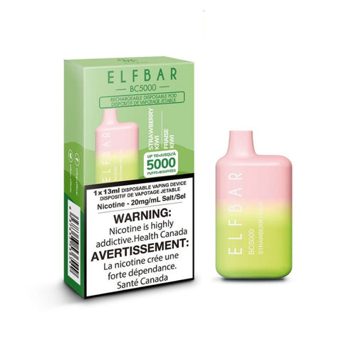 Strawberry Kiwi Elf Bar BC5000 Disposable Vape