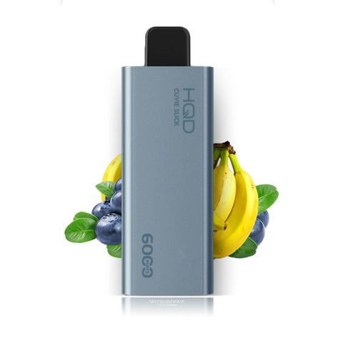 Blueberry Banana HQD Cuvie Slick 6000 Disposable Vape