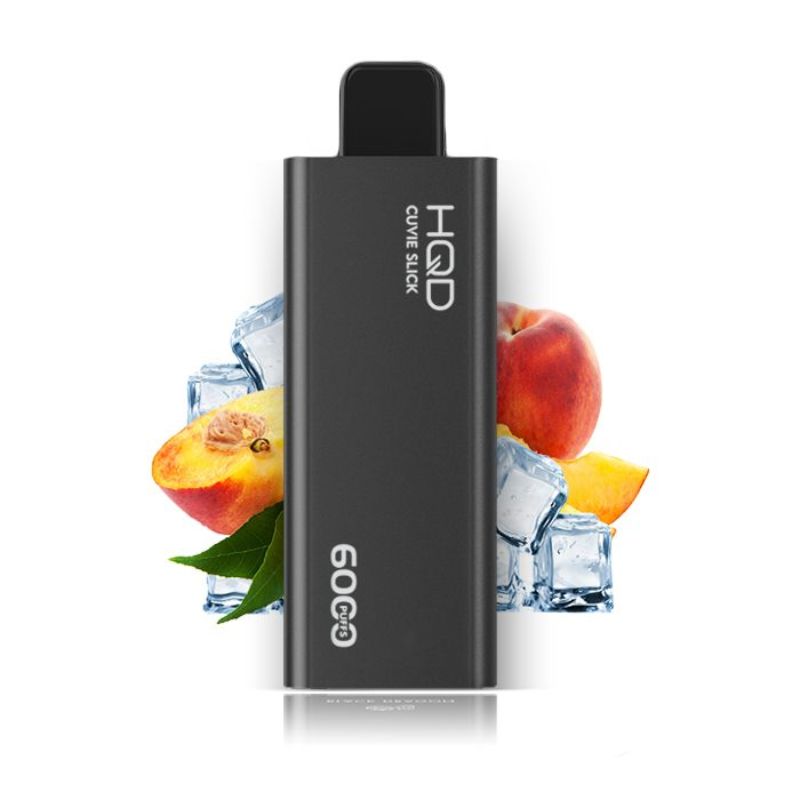 1. BEST ONLINE VAPE STORE HQD CUVIE SLICK PEACH ICE DISPOSABLE VAPE AT MISTER VAPOR TORONTO ONTARIO CANADA