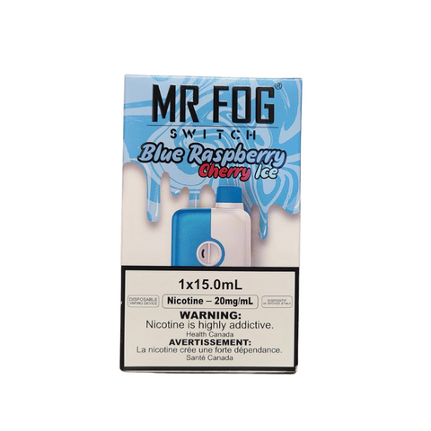 Blue Raspberry Cherry Mr. Fog Switch 5500 Disposable Vape