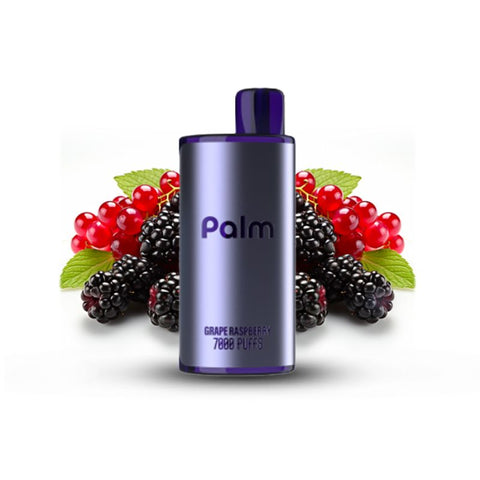 BEST SELLER POP PALM GRAPE RASPBERRY DISPOSABLE VAPE (7000 PUFFS) at Mister Vapor Canada