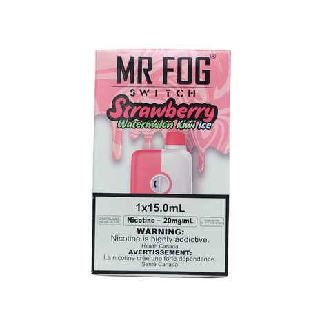 Strawberry Watermelon Kiwi Mr. Fog Switch 5500 Disposable Vape