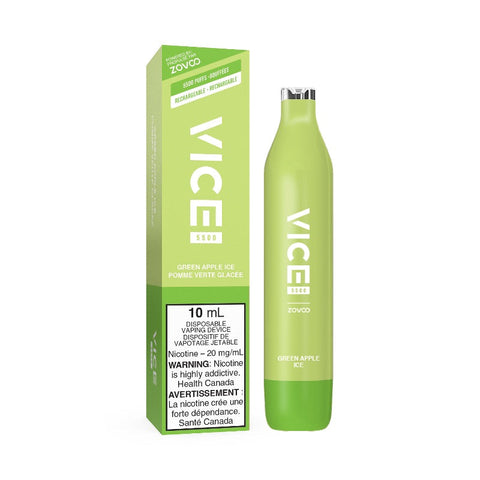 Green Apple Ice Vice 5500 Disposable Vape