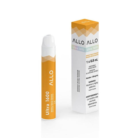 Mango Peach Orange Allo Ultra 1600 Disposable Vape