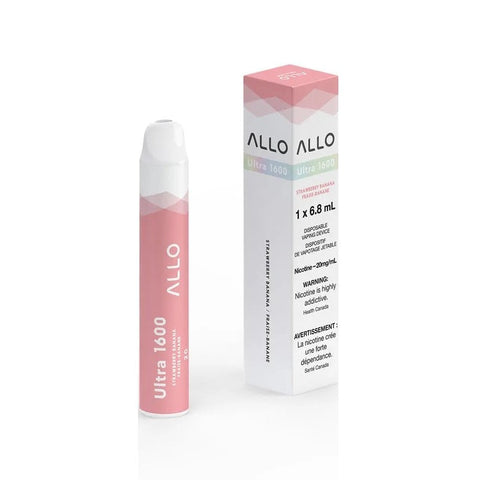 Strawberry Banana Allo Ultra 1600 Disposable Vape