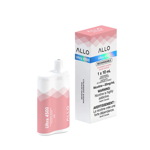 Strawberry Banana Allo Ultra 4500 Disposable Vape