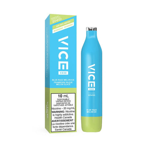 Blue Razz Melon Ice Vice 5500 Disposable Vape