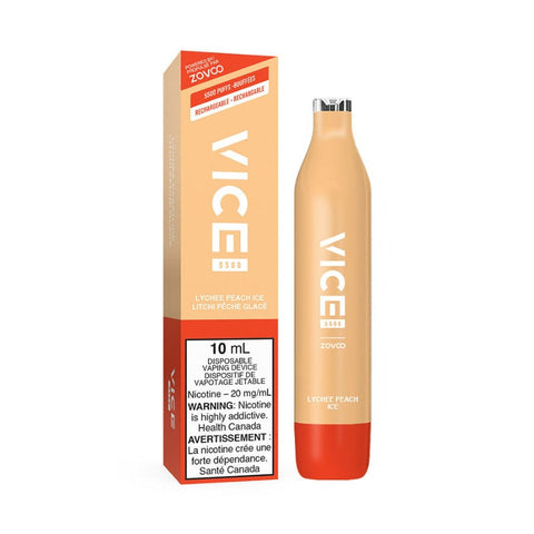 Lychee Peach Ice Vice 5500 Disposable Vape